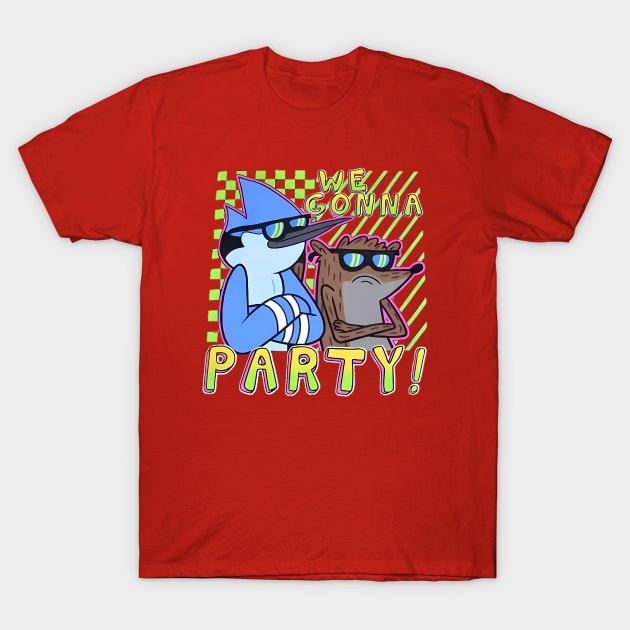 Regular show Mordecai and Rigby T-Shirt by teepubliclacreme